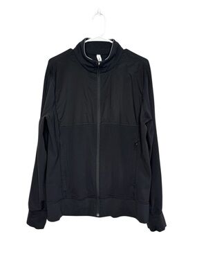 Lululemon Men's Black Long Sleeve Full-Zip Jacket Medium